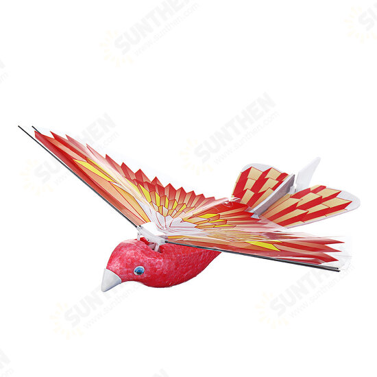 10.6Inches Electric Flying Flapping Wing Bird Toy Rechargeable Plane Toy Kids Outdoor Fly Toy