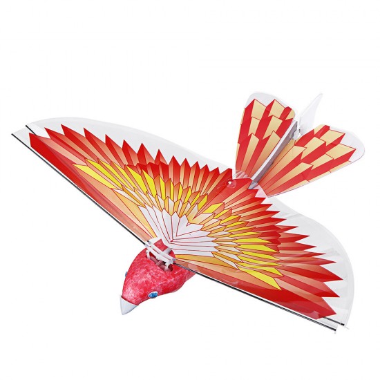 10.6Inches Electric Flying Flapping Wing Bird Toy Rechargeable Plane Toy Kids Outdoor Fly Toy