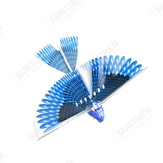 10.6Inches Electric Flying Flapping Wing Bird Toy Rechargeable Plane Toy Kids Outdoor Fly Toy