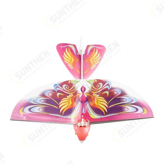 10.6Inches Electric Flying Flapping Wing Bird Toy Rechargeable Plane Toy Kids Outdoor Fly Toy