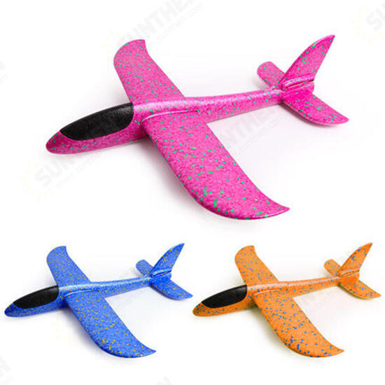 35cm Upgrade EPP Plane Hand Launch Throwing Rubber Band 2 in 1 Aircraft Model Foam Children Parachute Toy