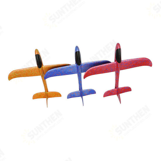 35cm Upgrade EPP Plane Hand Launch Throwing Rubber Band 2 in 1 Aircraft Model Foam Children Parachute Toy