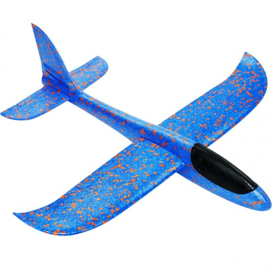 35cm Upgrade EPP Plane Hand Launch Throwing Rubber Band 2 in 1 Aircraft Model Foam Children Parachute Toy