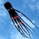 3D 26ft 8m Single Line Black Octopus POWER Sport Huge Soft Kite Outdoor Toy