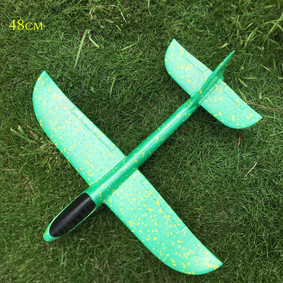 48cm Big Size Hand Launch Throwing Aircraft Airplane DIY Inertial Foam EPP Children Plane Toy