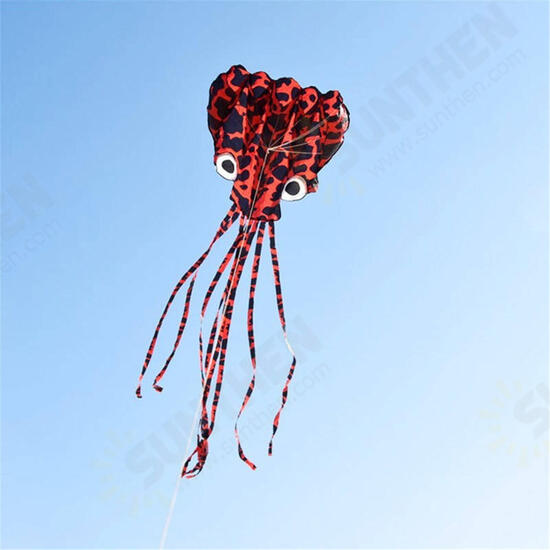 4M Large Animal Kite Octopus Frameless Soft Parafoil Kites For Kids