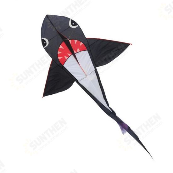 55/77 Inches Big Size Shark Kite Kid Outdoor Play Toys Without Line Winder