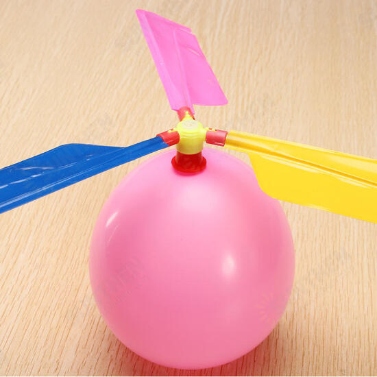 Colorful Traditional Classic Balloon Helicopter Portable Flying Toy