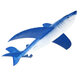 EPP Airplane 46cm Hand Launch Throwing Aircraft Inertial Foam Dragon Eagle Shark Plane Toy Model