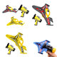 Hand Throwing Swivel Foam Aircraft Outdoor Launcher Gliding Flying Plane Model Children Toys Gifts