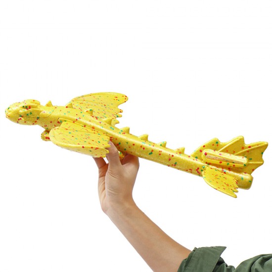Inertial Foam EPP Airplane Dinosaur Dragon Plane Toy 48cm Hand Launch Throwing Glider Aircraft