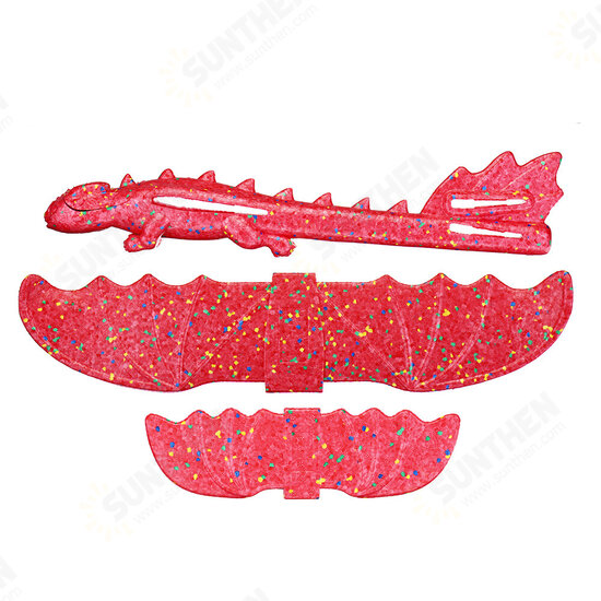 Inertial Foam EPP Airplane Dinosaur Dragon Plane Toy 48cm Hand Launch Throwing Glider Aircraft