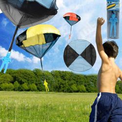 Kids Hand Throwing Parachute Kite Outdoor Play Game Toy Kids Hand Throwing Parachute Kite Outdoor Play Game Toy