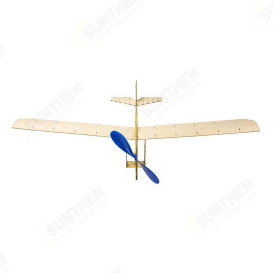 VA04 1920'S Power Gliders DIY Handmade Assemble Rubber Band Powered Outdoor KIT Airplane Model Toy for Kids Birthday Gift