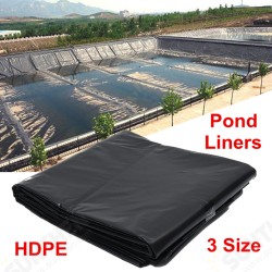 10m Black Durable Pond Liner Garden Pool HDPE Membrane Reinforced Landscaping Protector 10m Black Durable Pond Liner Garden Pool HDPE Membrane Reinforced Landscaping Protector