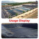 10m Black Durable Pond Liner Garden Pool HDPE Membrane Reinforced Landscaping Protector