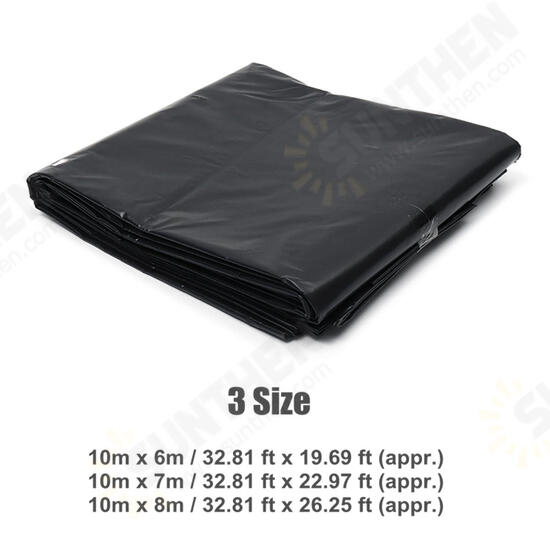 10m Black Durable Pond Liner Garden Pool HDPE Membrane Reinforced Landscaping Protector