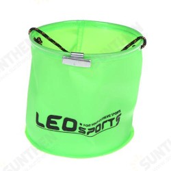 18 x 17cm EVA Foldable Garden Water Bucket with 6 meters Rope Belt Outdoor Fishing Camping 18 x 17cm EVA Foldable Garden Water Bucket with 6 meters Rope Belt Outdoor Fishing Camping
