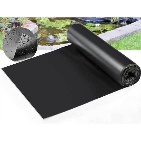 4 Sizes Durable Fish Pond Liners Reinforced HDPE Membrane Garden Pools Landscaping