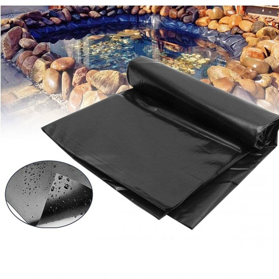 4 Sizes Durable Fish Pond Liners Reinforced HDPE Membrane Garden Pools Landscaping