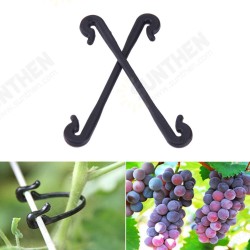 Garden Tool 100pcs Plastic Grapes Clips Vegetable Flower Plant Graft Clamp Grafting Vines Clipper Garden Tool 100pcs Plastic Grapes Clips Vegetable Flower Plant Graft Clamp Grafting Vines Clipper