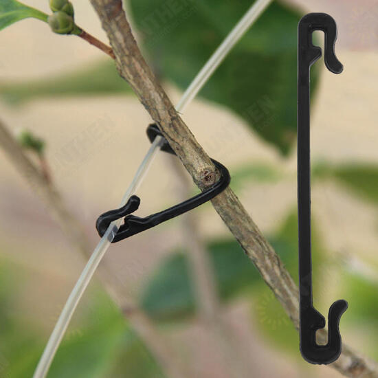 Garden Tool 100pcs Plastic Grapes Clips Vegetable Flower Plant Graft Clamp Grafting Vines Clipper