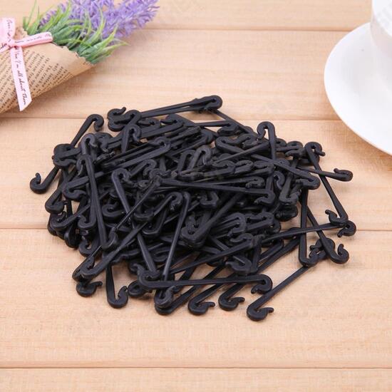 Garden Tool 100pcs Plastic Grapes Clips Vegetable Flower Plant Graft Clamp Grafting Vines Clipper