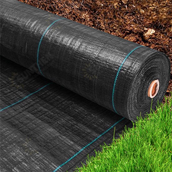 PP Weed Control Fabric Garden Ground Cover Membrane Landscape Mulch 1x30m