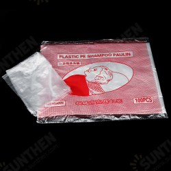 100Pcs Disposable Hair Cutting Cape Hair Cleaning Hairdressing Shawl Home Salon 100Pcs Disposable Hair Cutting Cape Hair Cleaning Hairdressing Shawl Home Salon