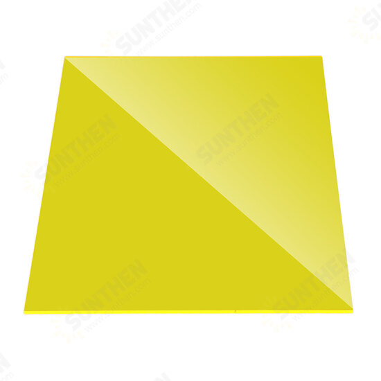 200x300mm Yellow PMMA Acrylic Transparent Sheet Acrylic Plate Perspex Gloss Board Cut Panel