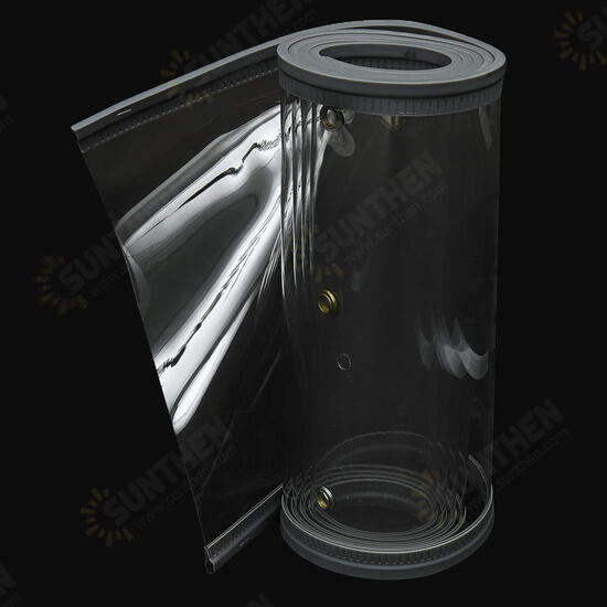 40cm*2-2.5m High Clear Flexible PVC Door Curtains Strip Magnetic Closing Fly Insect-resistant Screen