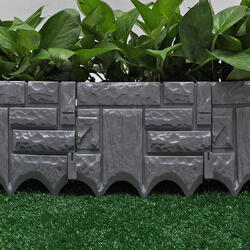 6Pcs Plastic Fence Outdoor Garden Lawn Edging Yard Plant Border Panel Paths Garden Landscape Decorations 6Pcs Plastic Fence Outdoor Garden Lawn Edging Yard Plant Border Panel Paths Garden Landscape Decorations