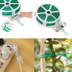 Garden Tie Plastic Wire Binding Line Climbing Plants Cable Flower Cucumber Grape Rattan Holder Garden Tie Plastic Wire Binding Line Climbing Plants Cable Flower Cucumber Grape Rattan Holder