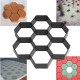Honeycomb Hexagon Walk Maker Stepping Stone Reusable Paver Molds Brick Mould Cement Brick Mold DIY Garden Walkway Pavement