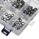 130 Pcs 1 Ear Hose Clamps, Stainless Steel, Assortment of Hose Clamps, Vehicle Galvanized