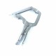 1PCS 10Inches 4-Point Locking Pliers Quick Adjustable Width of C-Clamp Holding from 2in~5in Locking Pliers