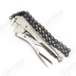 1PCS 9 Inch Chain Clamp Pliers Locking Grip Wrench Pipe Wrench Compound Leverage Function 1PCS 9 Inch Chain Clamp Pliers Locking Grip Wrench Pipe Wrench Compound Leverage Function