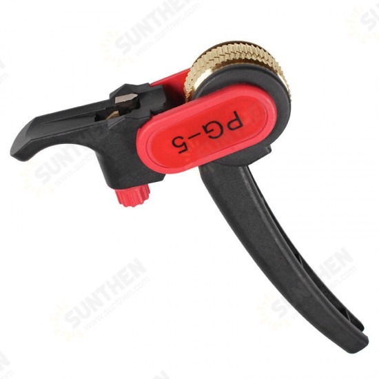 1PCS PG-5 Cable Stripper, Manual Stripper, Stripping Knife ≥25mm Ratchet Cross-section Round Cable Cutter