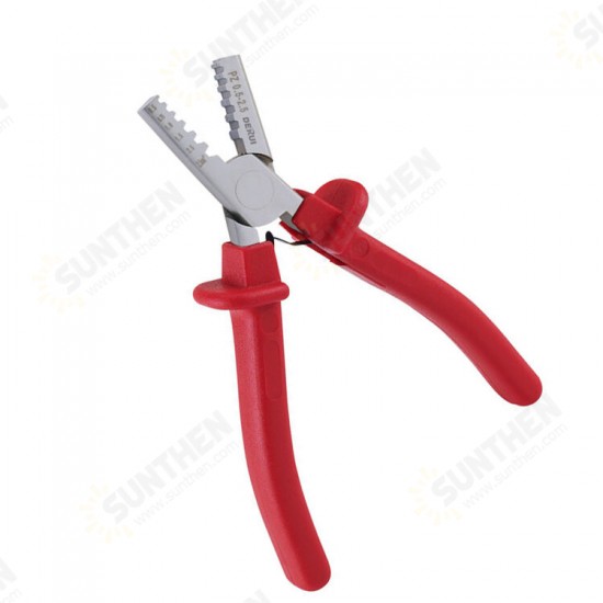 1PCS PZ 0.25-2.5 Crimping Plier Casing Type Terminal Pliers E Type Pin Pliers Bare Copper Tube