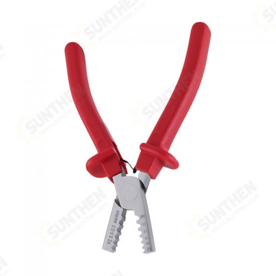 1PCS PZ 0.25-2.5 Crimping Plier Casing Type Terminal Pliers E Type Pin Pliers Bare Copper Tube