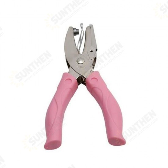 1pc HandHeld Single Hole Punch Pliers Round Paper Craft Puncher Manual Puncher