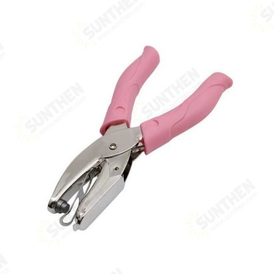 1pc HandHeld Single Hole Punch Pliers Round Paper Craft Puncher Manual Puncher