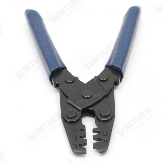 22-12 AWG 1.65-6.3mm2 Terminal Crimp Plier Cable Crimper Wire Stripper Crimping Tool