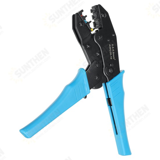 300PCS Boxed HS-30J Crimping Pliers + Cold-pressed Cable Terminal Copper Terminal Combination