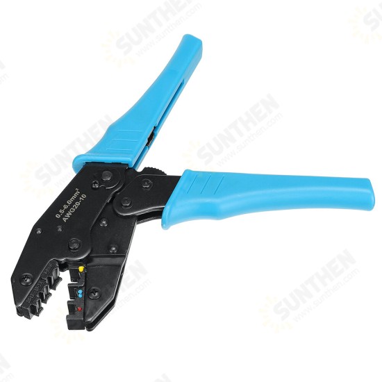 300PCS Boxed HS-30J Crimping Pliers + Cold-pressed Cable Terminal Copper Terminal Combination