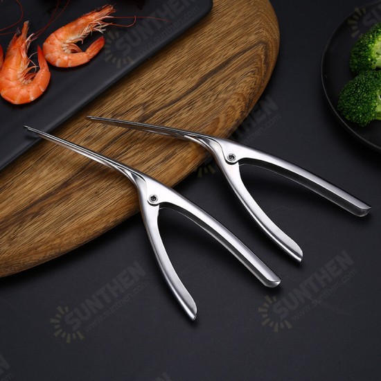 304 Stainless Steel Peeling Shrimp Artifact Practical Peeling Shrimp Pliers Open Shrimp Peeling Skin Shrimp Shrimp Crayfish Kitchen Gadgets Plier Tool