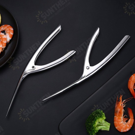 304 Stainless Steel Peeling Shrimp Artifact Practical Peeling Shrimp Pliers Open Shrimp Peeling Skin Shrimp Shrimp Crayfish Kitchen Gadgets Plier Tool