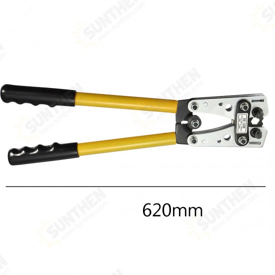 6-50 mm Crimp Tube Terminal Crimper Plier Tool Battery Cable Lugs Hex Crimping Tool Cable Terminal Plier Hand Tool T0077