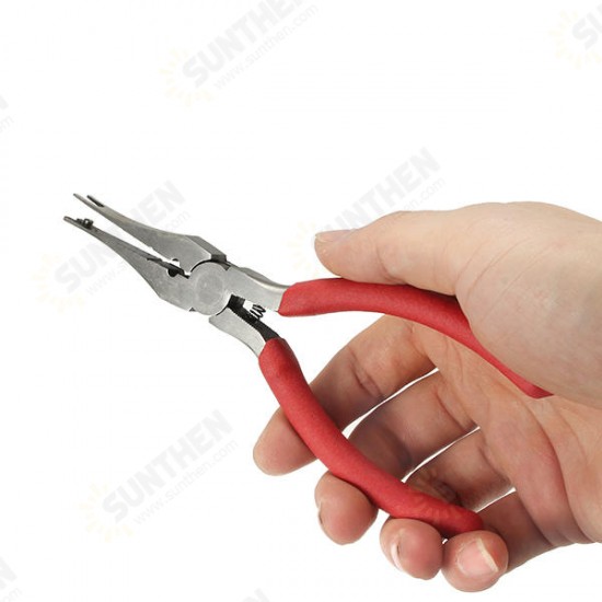 6inch Universal Ball Link Plier Repair Tool Kit Tool for Model Toys Red Handle