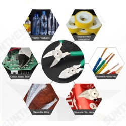 5/6/7 Inch Diagonal Pliers Chrome Vanadium Steel Stripper Wire Pliers Insulated High Torque Circuit Repair Hand Tool 5/6/7 Inch Diagonal Pliers Chrome Vanadium Steel Stripper Wire Pliers Insulated High Torque Circuit Repair Hand Tool